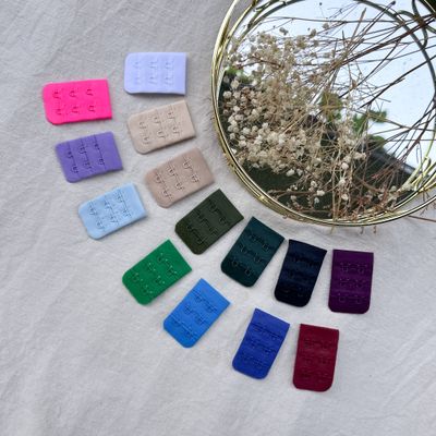 Bra hook and eye closure 3×2, 32 mm wide for lingerie sewing

