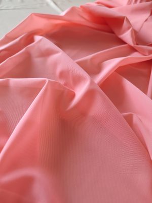 Dense coral stretch mesh for lingerie sewing, 4-way stretch