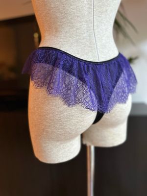 Muse panties sewing pattern with lace ruffles