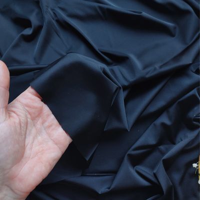 Luxus Schwarze Satin-Microfaser
