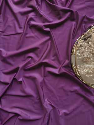 Vibrant purple stretch lingerie microfiber fabric, medium weight, 50×150 cm
