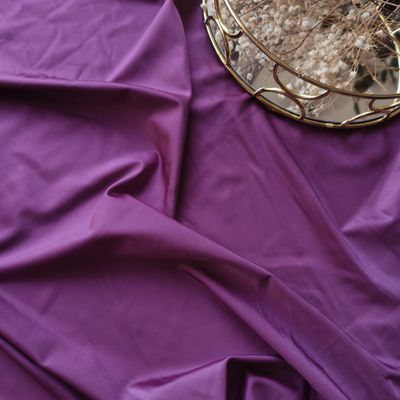 Vibrant purple stretch lingerie microfiber fabric, medium weight, 50×150 cm