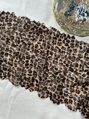 Leopard Stretch Lace – Animal Print Elastic Lace
