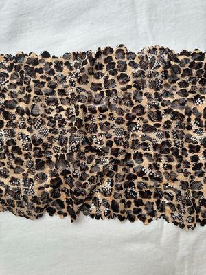 Leopard Stretch Lace – Animal Print Elastic Lace