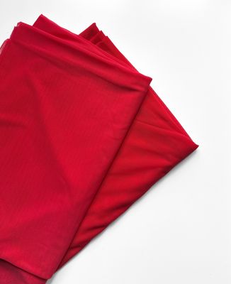 Red Stretch Mesh — Medium Weight