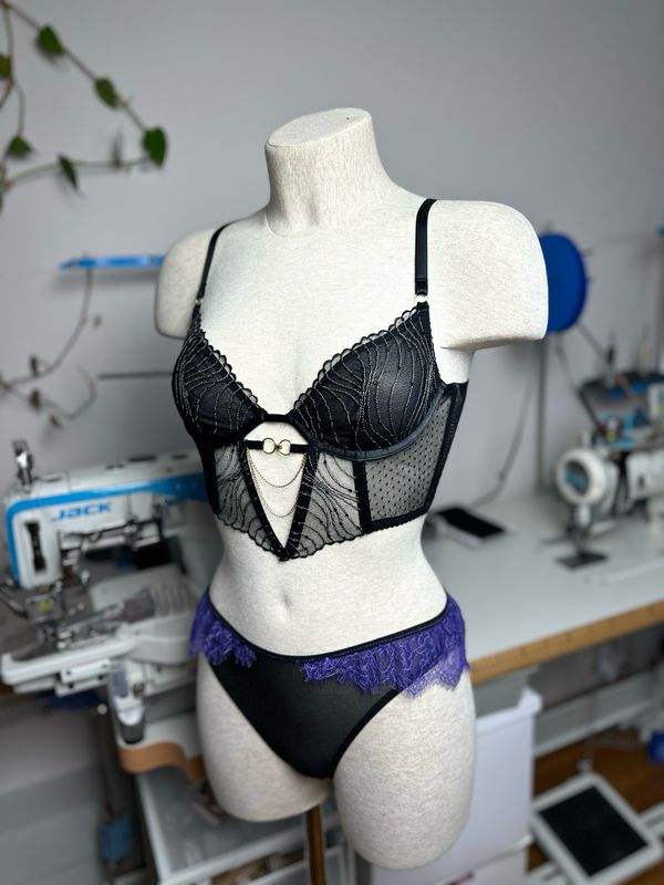 Vera Plunge Underwire Bra Pattern