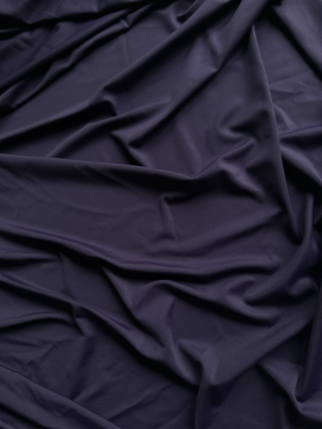 Deep Warm Blue Violet Stretch Microfiber