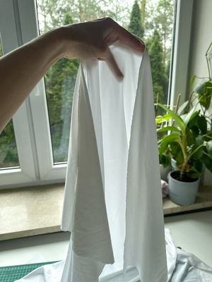 Warmweiß Glänzende Stretch-Microfaser