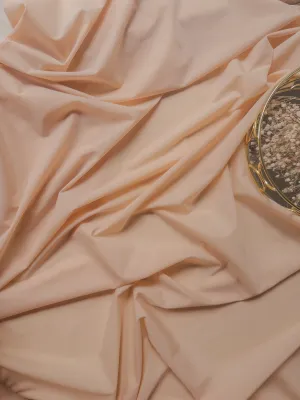 Firm peach beige microfiber for structured lingerie
