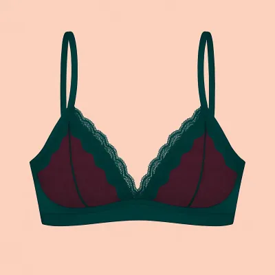 Wireless bralette PDF sewing patterns for soft and stretchy lingerie