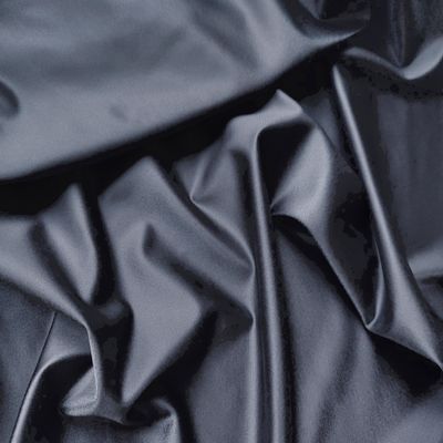 Dark grey glossy stretch microfiber – 50 × 150 cm