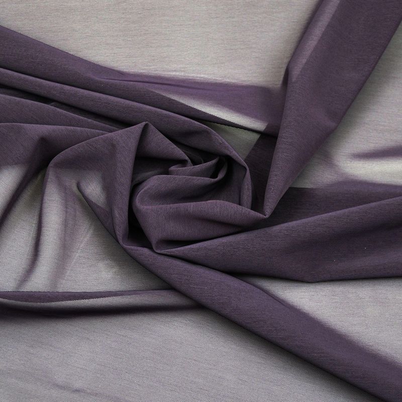 Tessuto rete elastica viola scuro, largo 150cm (59.1")