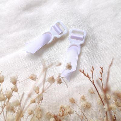 Clips Jarretelle Plastique, 10mm