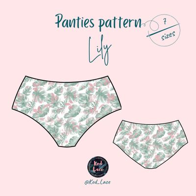 Cartamodello di cucito slip Lili