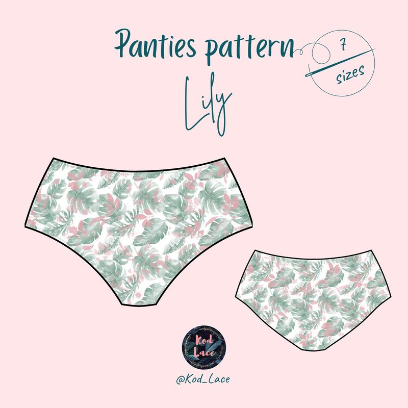 Lili mid-rise briefs sewing pattern