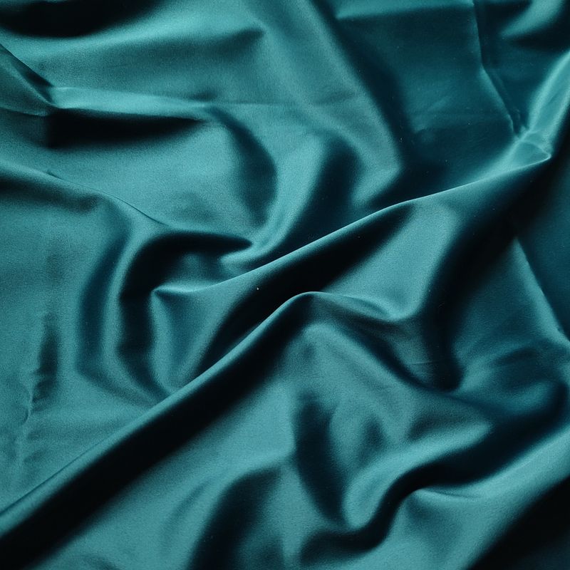 Sea Green Stretch Satin