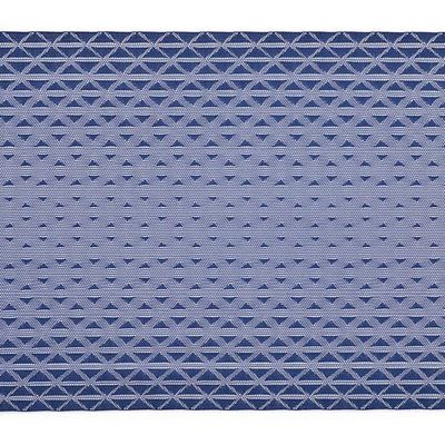 Geometrische blaue Stretch-Spitze