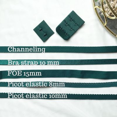 Elastici lingerie verde scuro