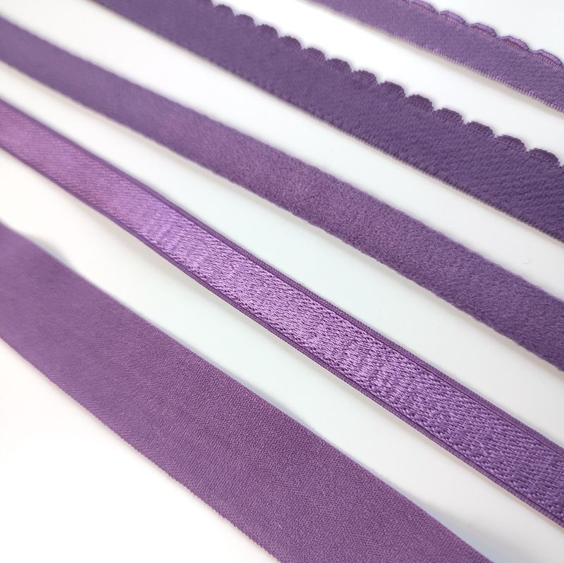 Amethyst Purple Lingerie Elastics