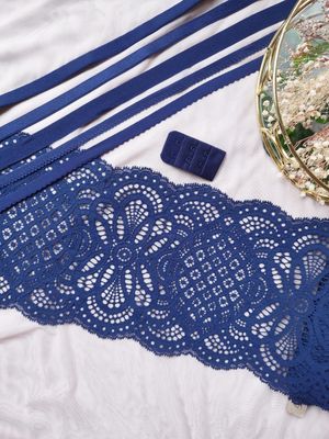 Royal Blue Stretch Lace