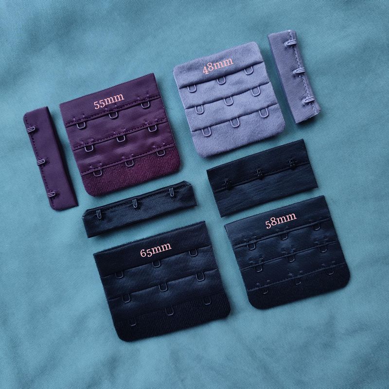 Dark Tone Bra Hook and Eye Closures