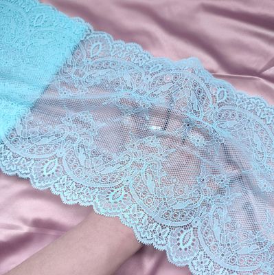 Light Blue Stretch Lace Trim 
