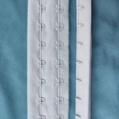 Beige hook and eye bra closure, 26cm (10.2") long