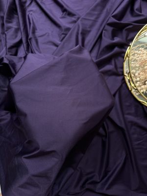 Deep purple stretch microfiber, soft, lightweight, matte