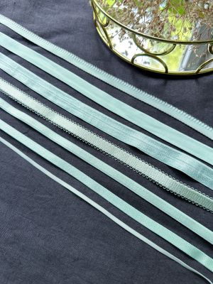 Tiffany blue lingerie elastics