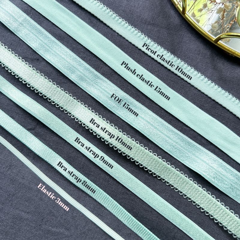 Tiffany Blue Lingerie Elastics