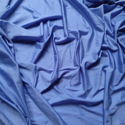Microfibra raso elastica blu fiordaliso, larga 150cm (59.1")