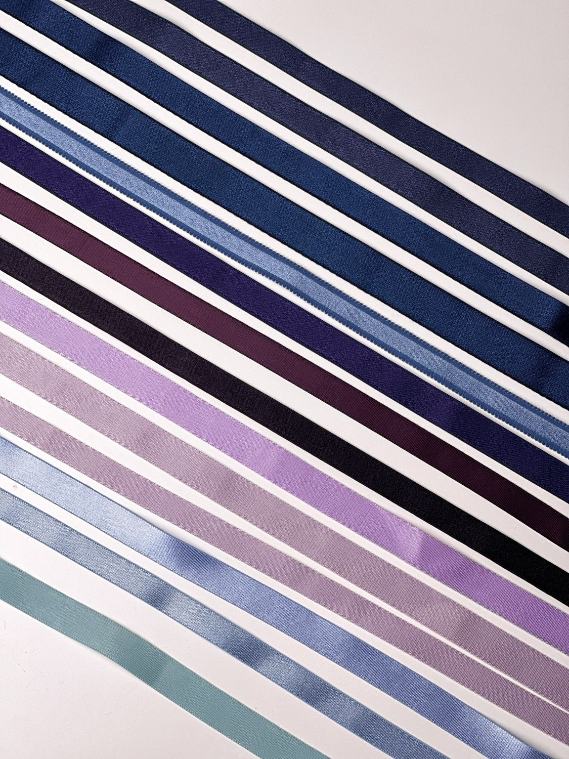 Bra elastic straps, 15-20mm, glossy finish