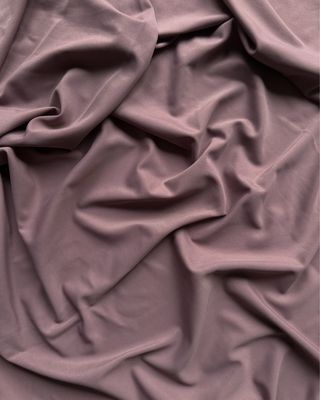 Muted Dusty Mauve Stretch Microfiber