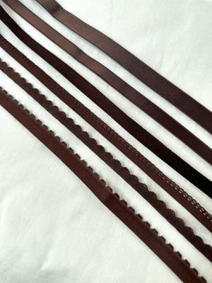 Chocolate lingerie elastics