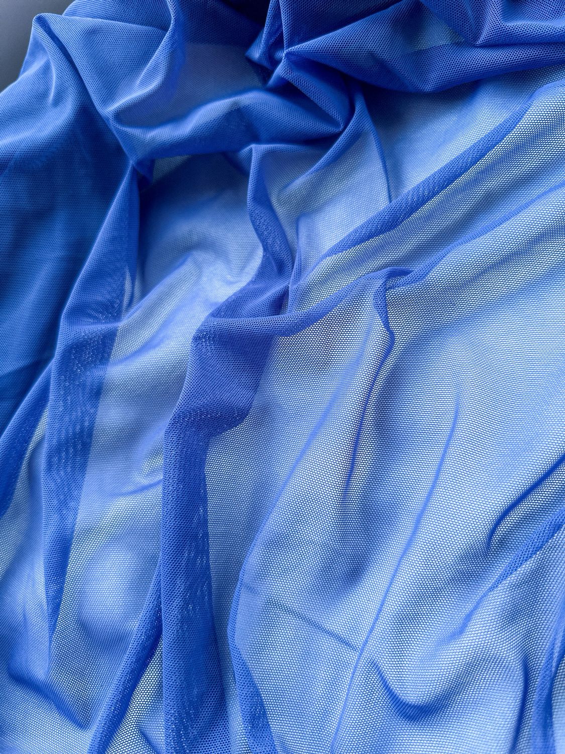 Cornflower Blue Stretch Mesh