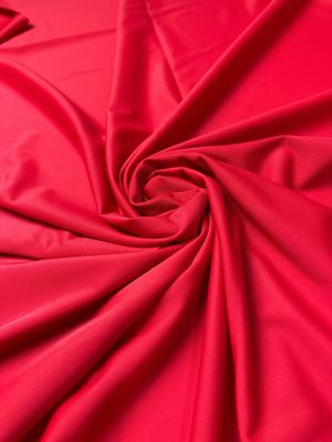 red 4 way stretch microfiber fabric for lingerie sewing