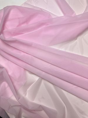 soft pink 4 way stretch mesh fabric for lingerie sewing