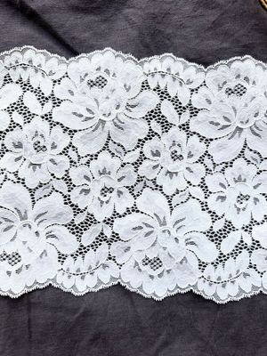 Pizzo Elastico Bianco
