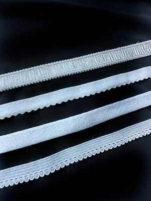 Silver lingerie elastic