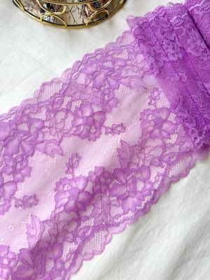 Soft Lilac Stretch Lace