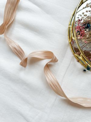 Beige Fold Over Elastic FOE 20mm