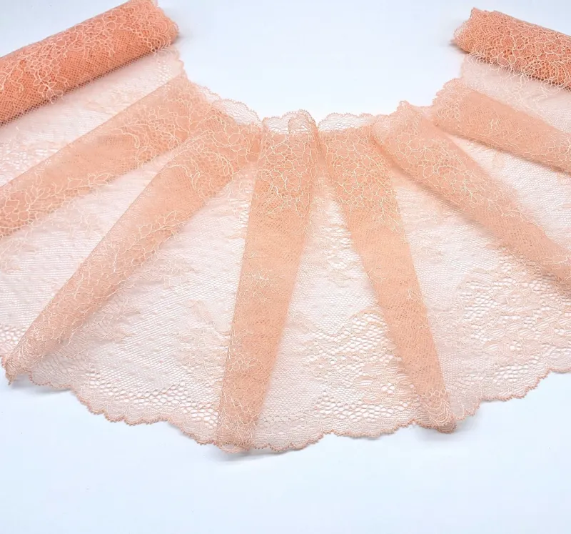 Peach lace