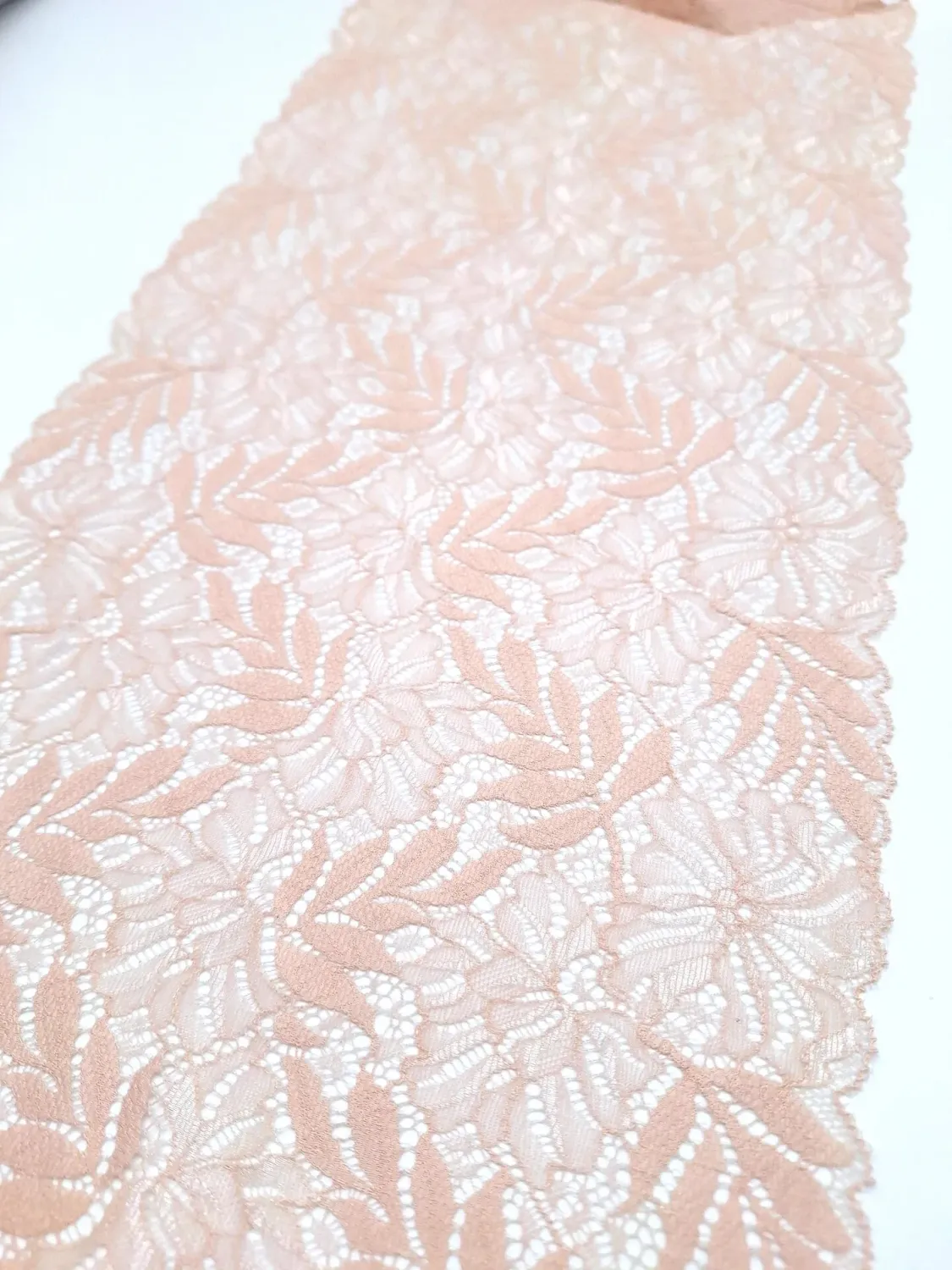 Silver Peony lace