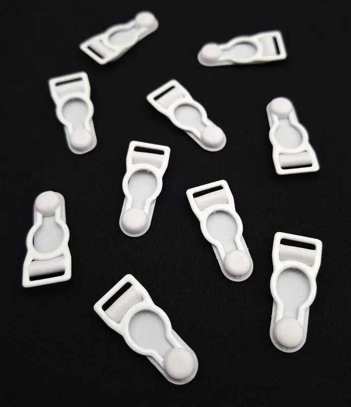 Metal Clips White