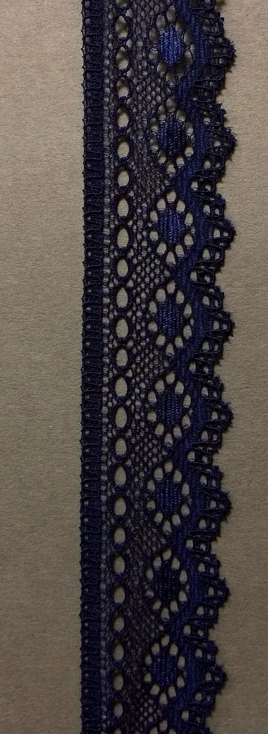 Dark blue lace