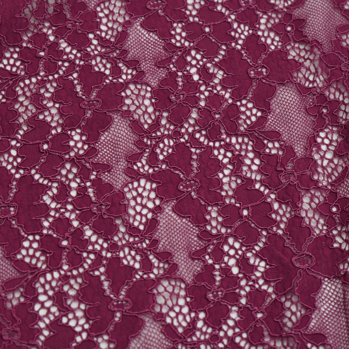 Bordeaux Lace fabric 4 way stretch