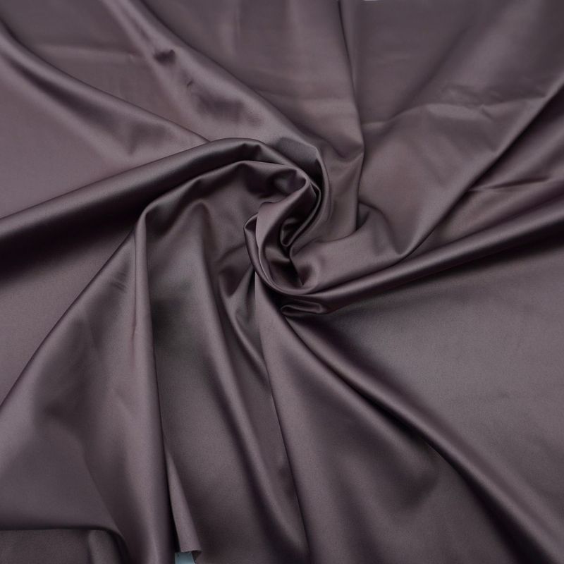 Taupe Stretch Satin for lingerie