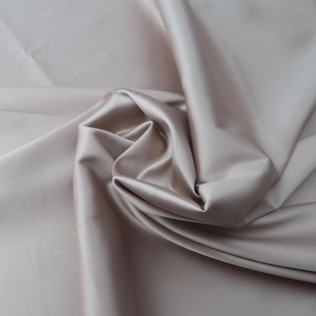 Stretch satin for lingerie