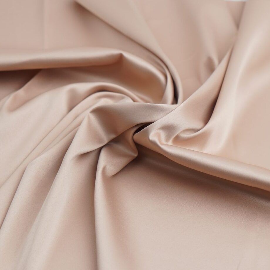 Stretch satin for lingerie