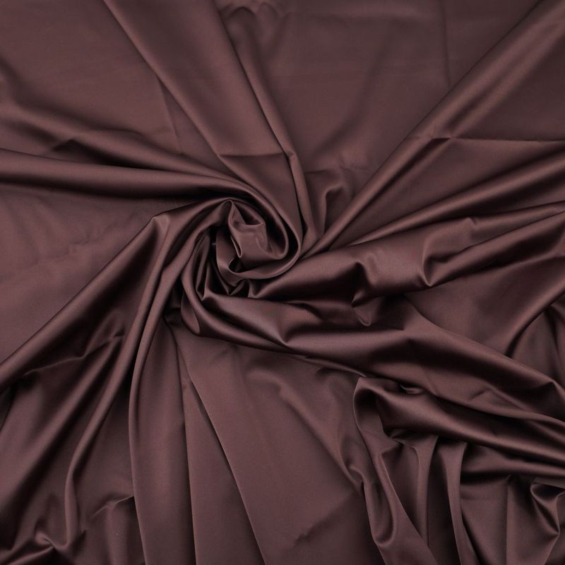 Stretch Chocolate satin for lingerie
